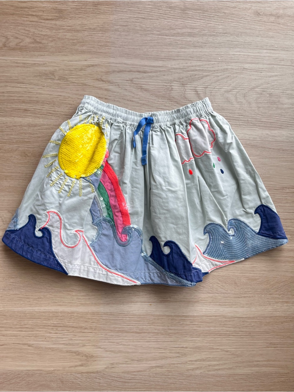 Mini Boden Sequins Skirt 5-6Y